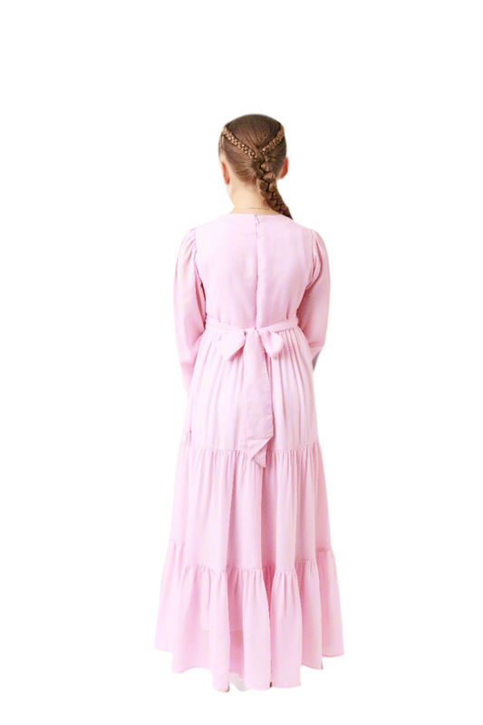 Adorable Pink Polka Dot Dress for Girls - MonkeyFish