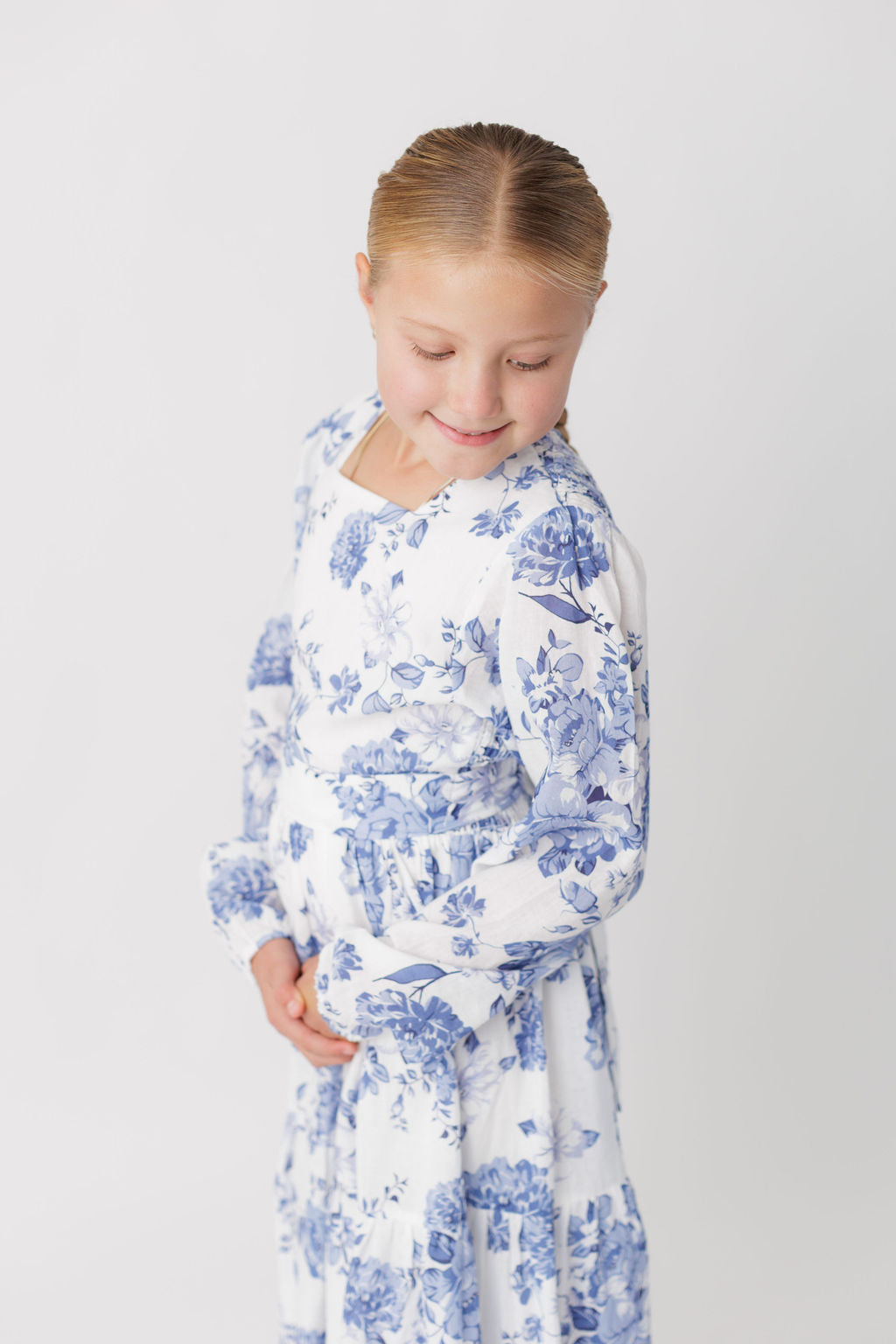 Girls Natural Fiber Dress - Tencel Ramie Blend | Sizes 4-12
