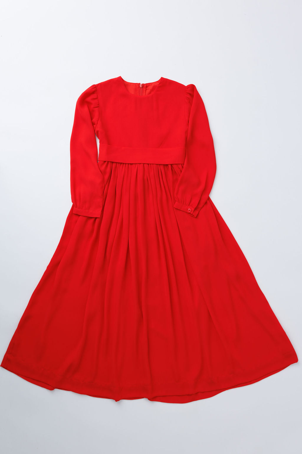 Solid Red Dress for Children - Stylish & Comfortable