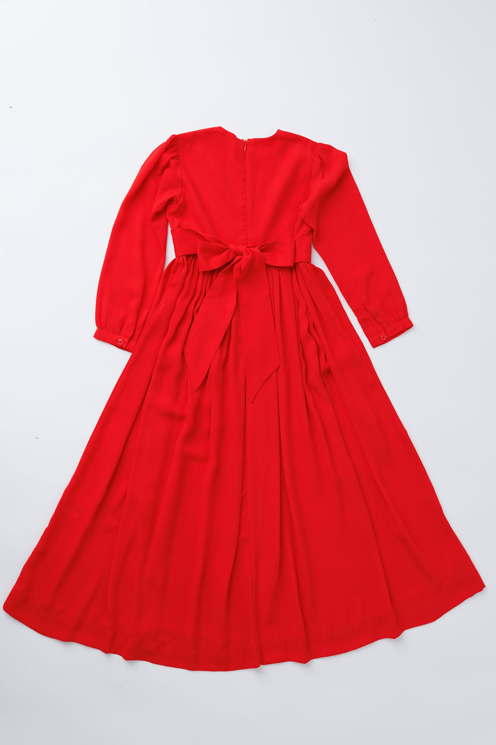 Solid Red Dress for Children - Stylish & Comfortable
