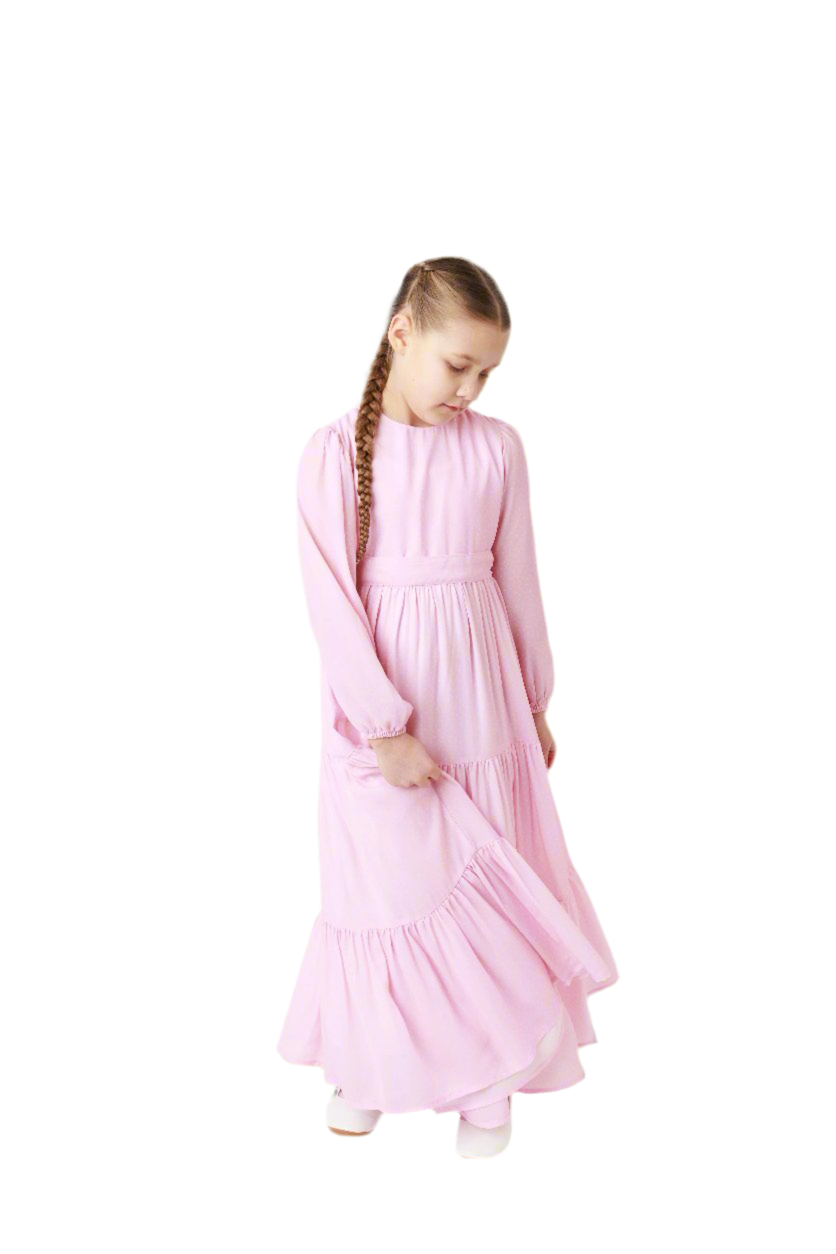 Adorable Pink Polka Dot Dress for Girls - MonkeyFish