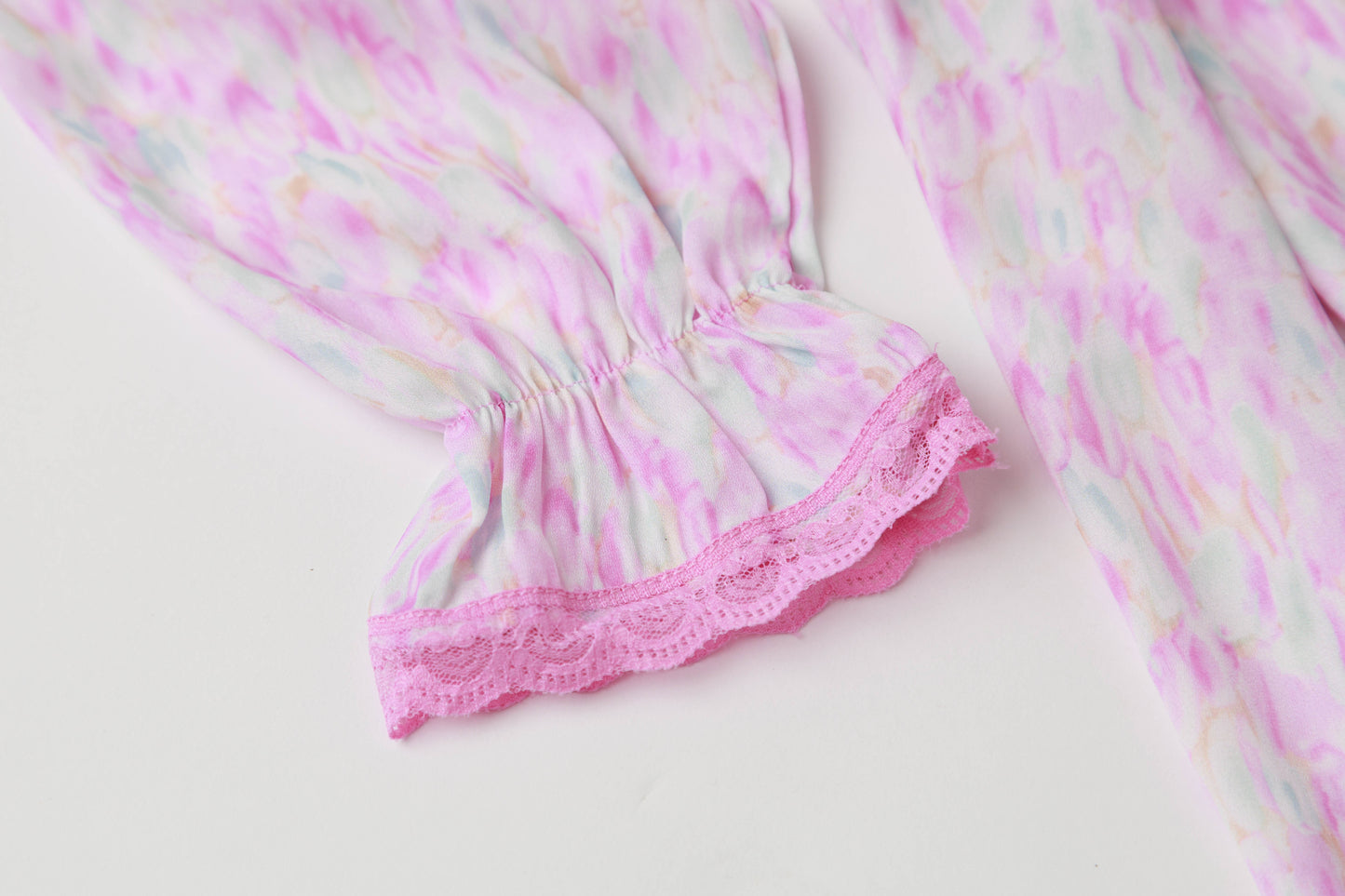 Russian Traditional Pink Tie Dye Dress - Orthodox