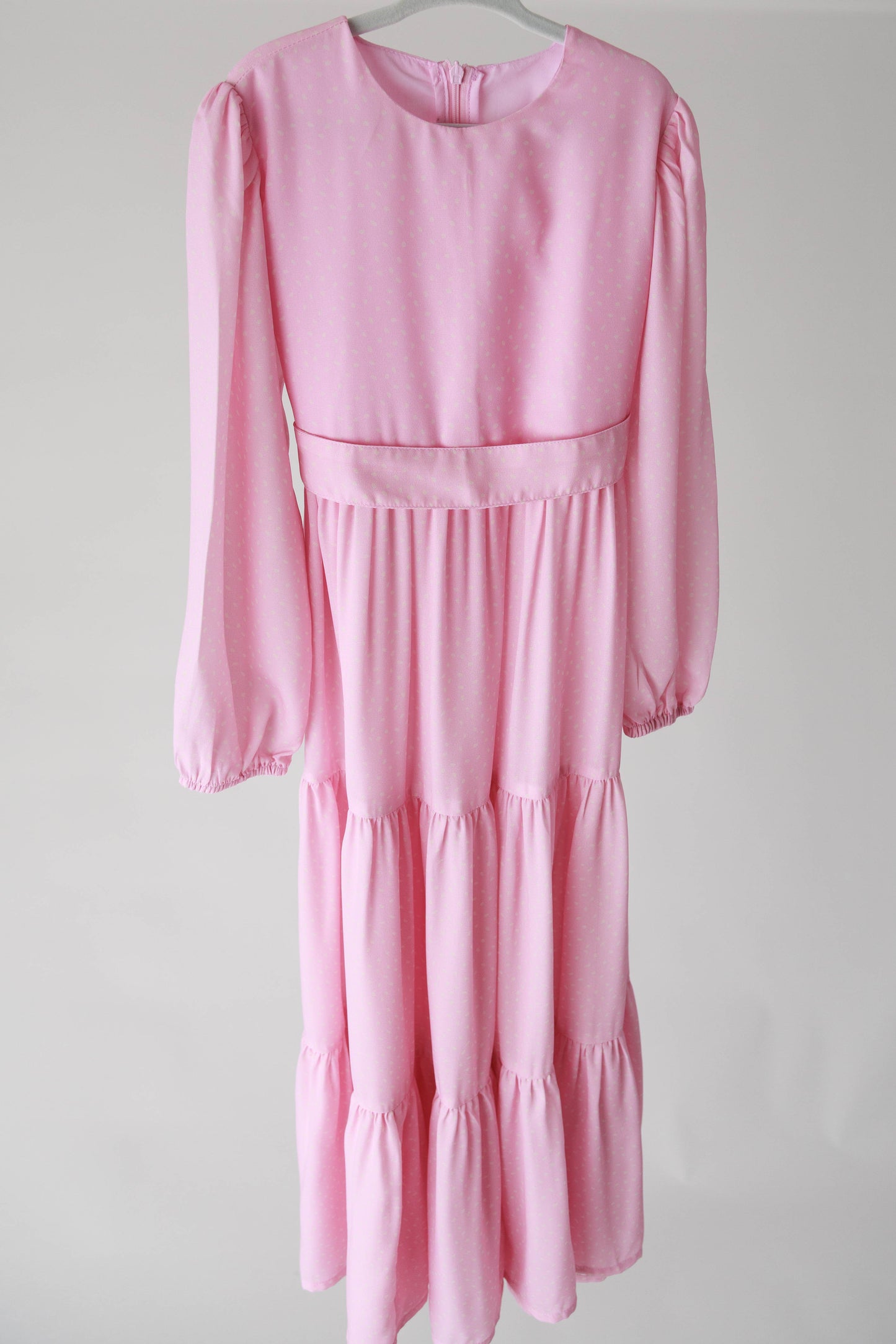 Adorable Pink Polka Dot Dress for Girls - MonkeyFish