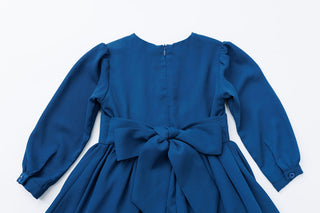 NEW Solid Blue Ruffle Dress 2Y-5Y