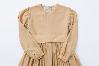 NEW Cotton Khaki Ruffle Dress 2Y-5Y