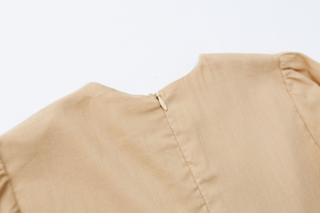 NEW Cotton Khaki Traditional Talichka Dress for Children