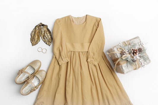 NEW Cotton Khaki Dress